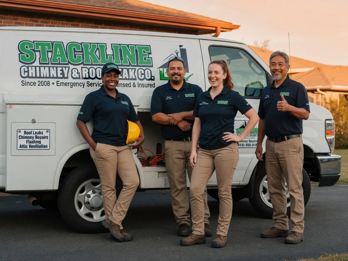 Chimney flashing repair company in Sunray, TX